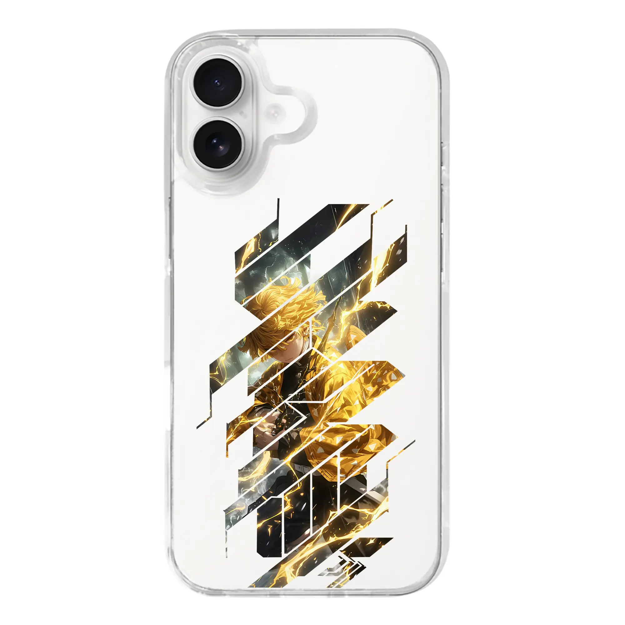 鬼滅の刃 グッズ,我妻 善逸 - iPhone 17シリーズ 透明スマホケース – 薄型・耐衝撃・精密フィット保護カバー